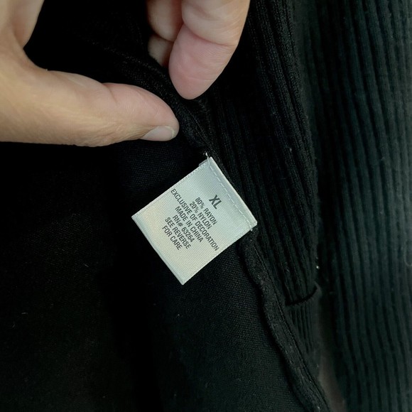 Dressbarn Women's Size XL Sweater Cardigan Long Sleeves Ribbed Button Details - Picture 6 of 6